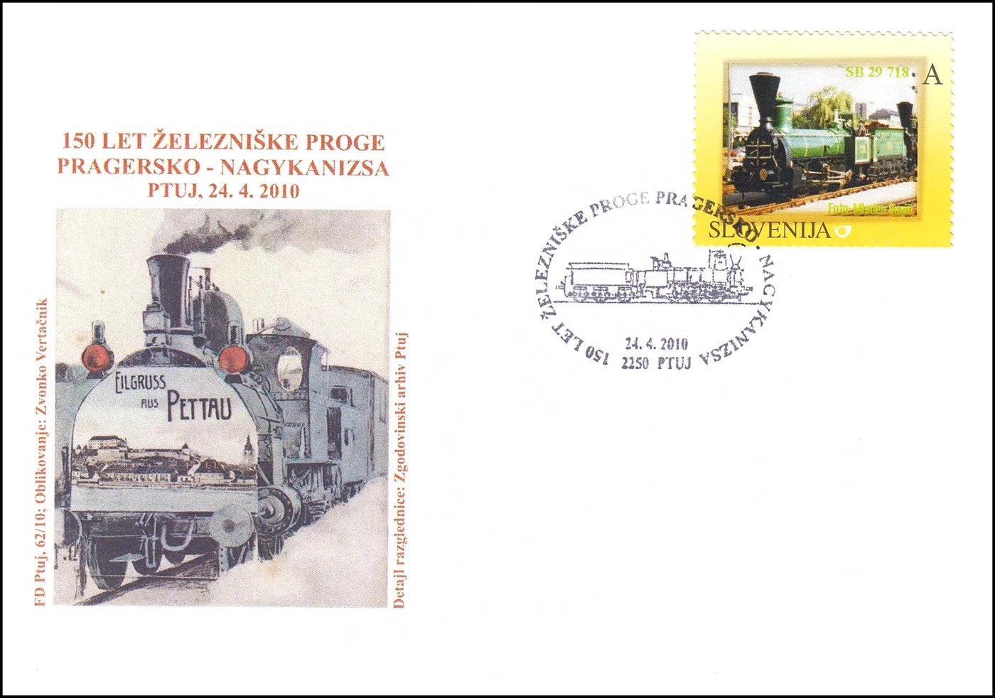 150 LET ŽELEZNIŠKE PROGE PRAGERSKO - NAGYKANIZSA